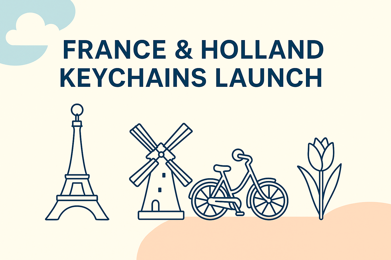 custom wooden keychains, souvenir keychain wholesale, France souvenirs, Holland gifts, laser cut keychain, tourist gift manufacturer, wooden craft factory