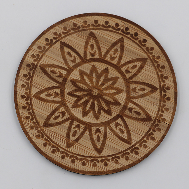 engraved bamboo coaster,decorative bamboo coasters,engraved bamboo coaster souvenir