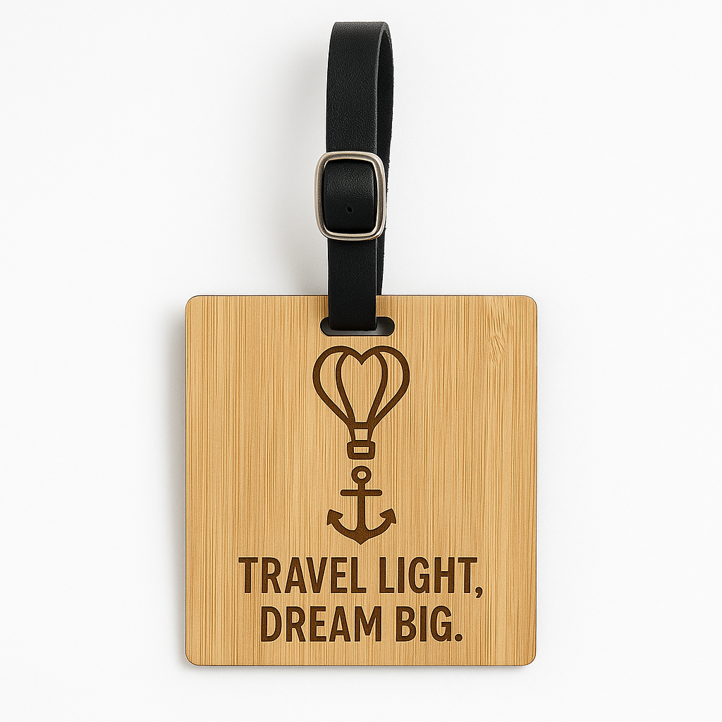 Custom Bamboo Wood Luggage Tag,travel tag for suitcase,branded luggage tag,eco travel accessory,custom logo bamboo luggage tag supplier,eco friendly wooden travel tag wholesale,personalized luggage tags for corporate gifts