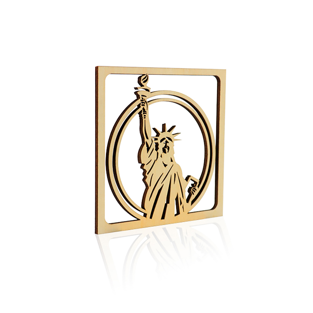custom wooden coasters,Custom Wooden Coasters with Landmark Designs,souvenir wooden coasters,laser cut wooden coaster