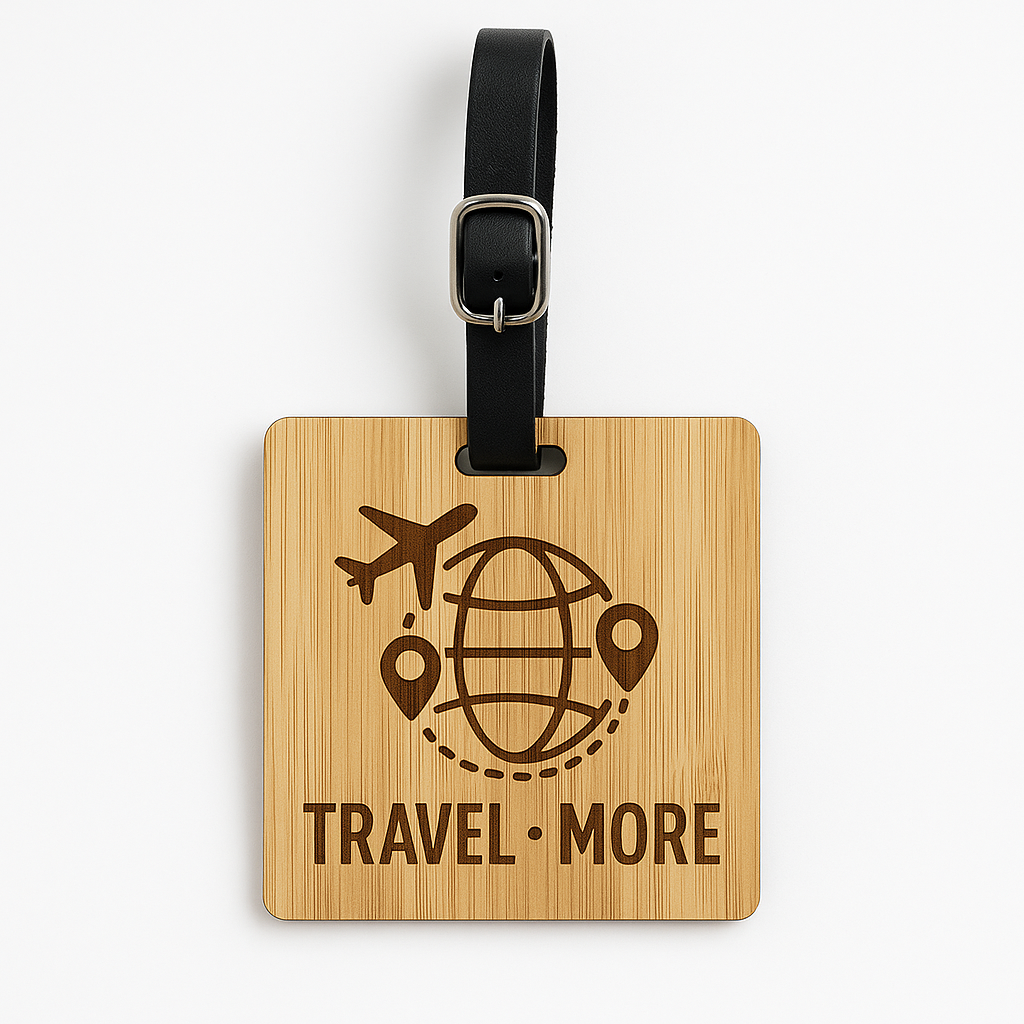 custom bamboo luggage tag,eco friendly luggage tag,wood luggage tag with strap,custom wooden travel tag,custom wooden luggage tag with logo