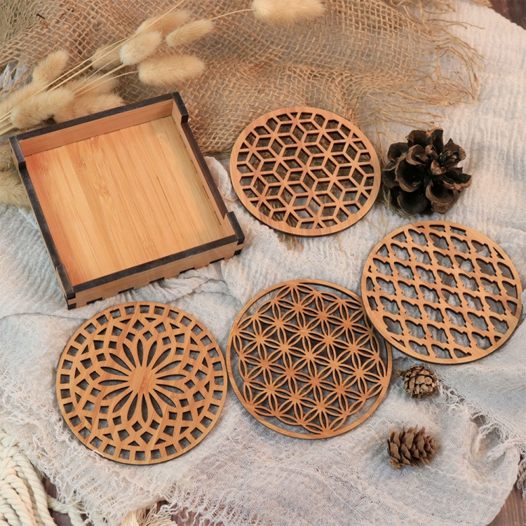 Bamboo Coasters Wholesale ,Custom Bamboo Coaster,bamboo coaster with logo