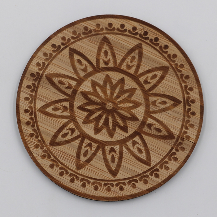 engraved bamboo coaster,decorative bamboo coasters,engraved bamboo coaster souvenir