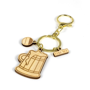 germany keychain, beer mug souvenir, oktoberfest gift, wooden keyring, german beer festival keychain, laser cut keychain, travel souvenir germany, custom wooden keychain, beer themed gift, wholesale souvenir supplier