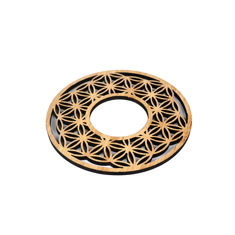 bamboo coasters set,coasters souvenirs,laser cut bamboo coaster,decorative bamboo coasters