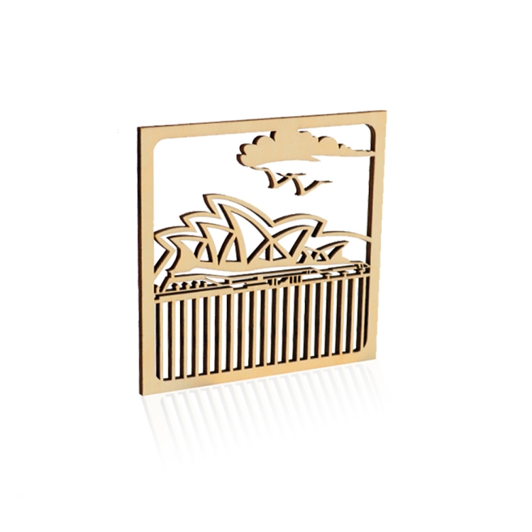 custom wooden coasters,Custom Wooden Coasters with Landmark Designs,souvenir wooden coasters,laser cut wooden coaster