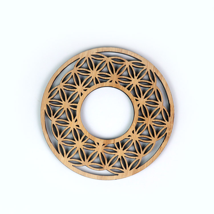 bamboo coasters set,coasters souvenirs,laser cut bamboo coaster,decorative bamboo coasters