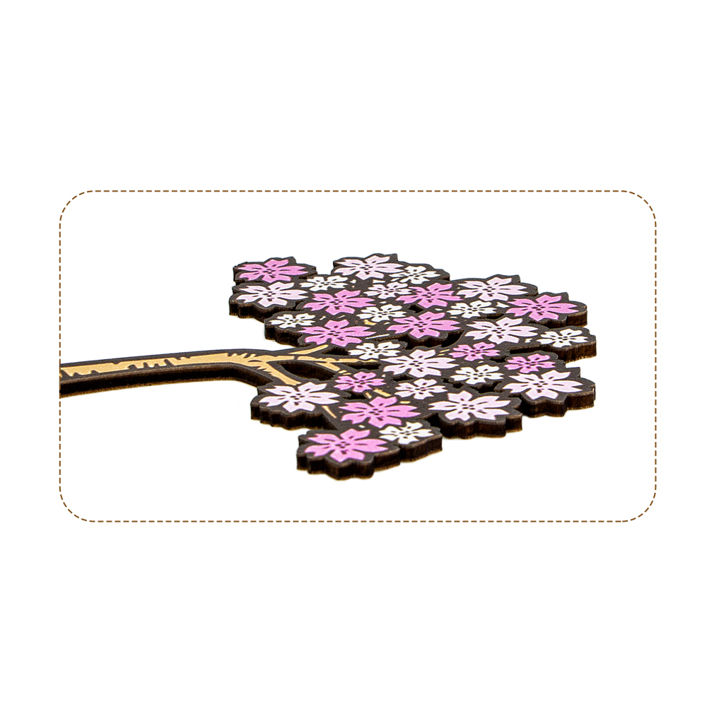 Sakura souvenir photo frame, Japan cherry blossom frame, Mt. Fuji picture frame, Japanese spring travel gift, wooden Sakura photo frame, laser cut Japan keepsake, custom cherry blossom frame, Japanese girl souvenir