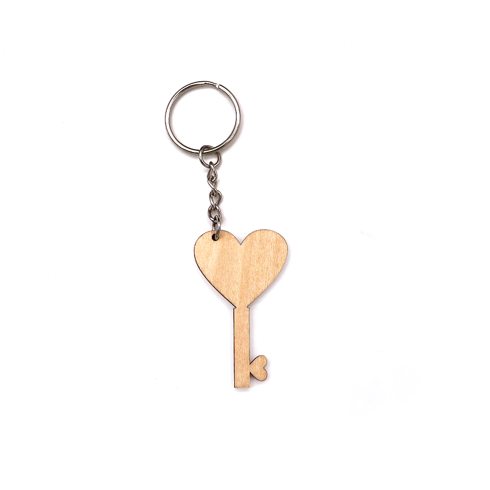 wooden puzzle keyring,wooden keychain