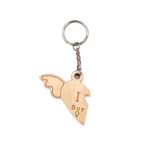 wooden puzzle keyring,wooden keychain