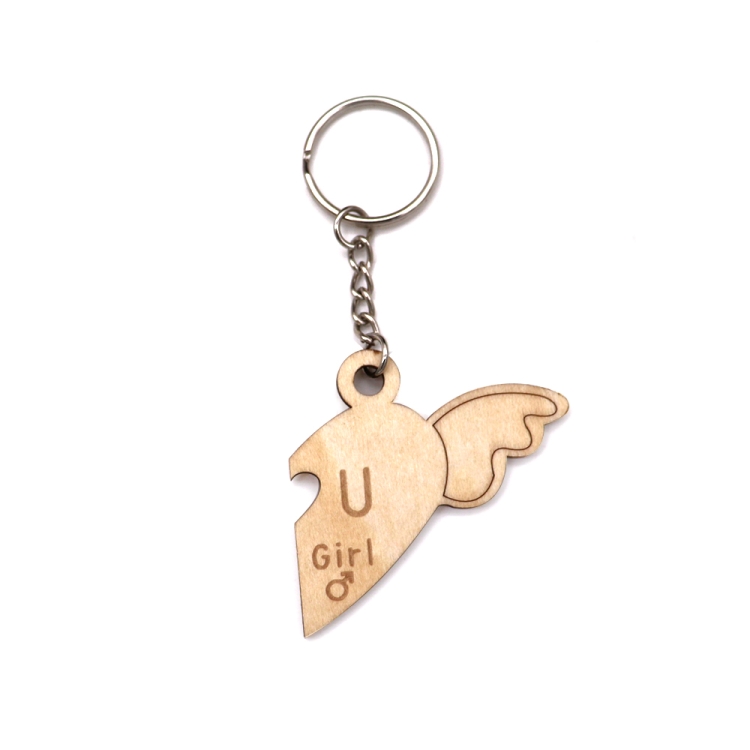 wooden puzzle keyring,wooden keychain