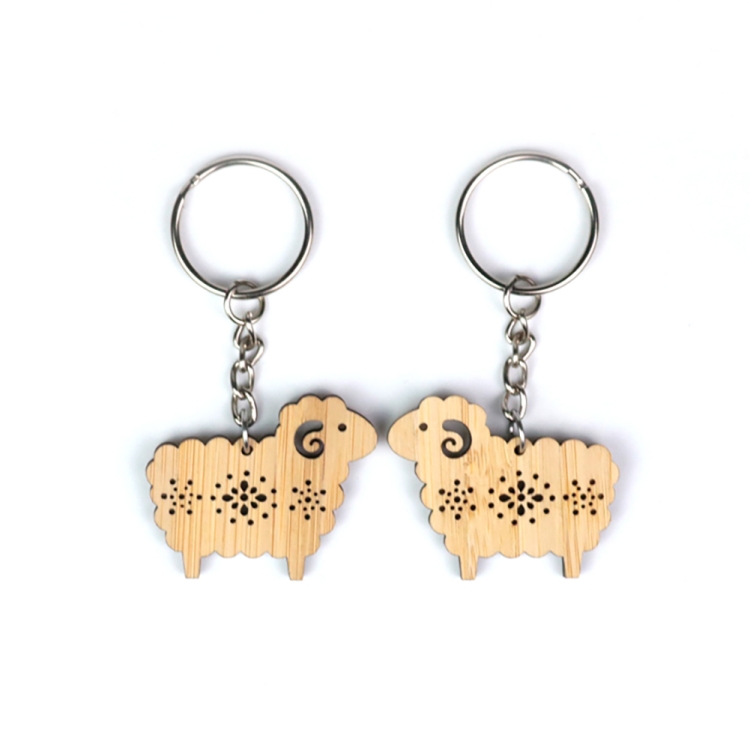engraved wooden keyring,travel presents