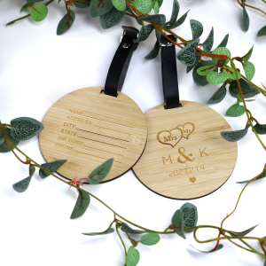 Custom Bamboo Wood Luggage Tag,travel tag for suitcase,branded luggage tag,eco travel accessory,personalized luggage tags for corporate gifts