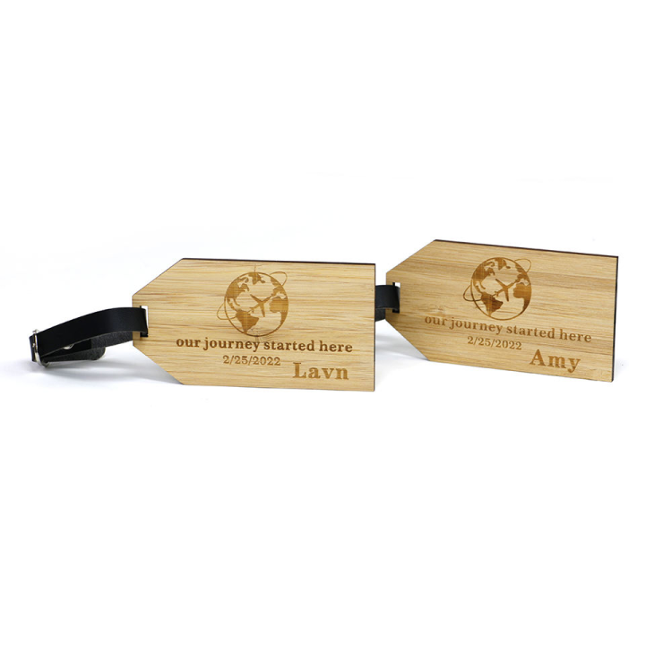 engraved wooden luggage tag,custom bamboo luggage tag,travel luggage tag wood,wood luggage tag bulk wholesale,wooden travel gift tag for suitcase