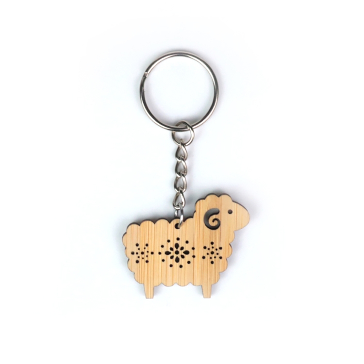 engraved wooden keyring,travel presents