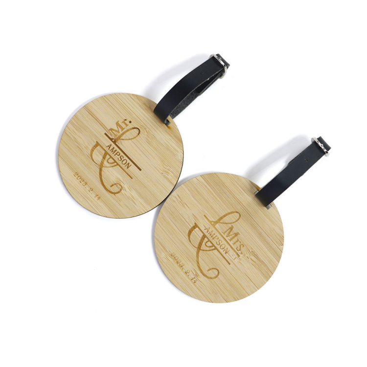 Custom Bamboo Wood Luggage Tag,travel tag for suitcase,branded luggage tag,eco travel accessory,personalized luggage tags for corporate gifts