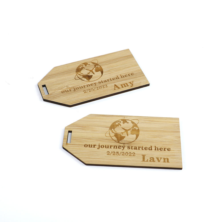 engraved wooden luggage tag,custom bamboo luggage tag,travel luggage tag wood,wood luggage tag bulk wholesale,wooden travel gift tag for suitcase